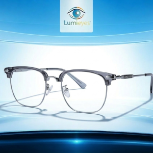 Gọng Kính Lumieyes Slate – Xám Khói Thời Thượng, Khẳng Định Chất Riêng